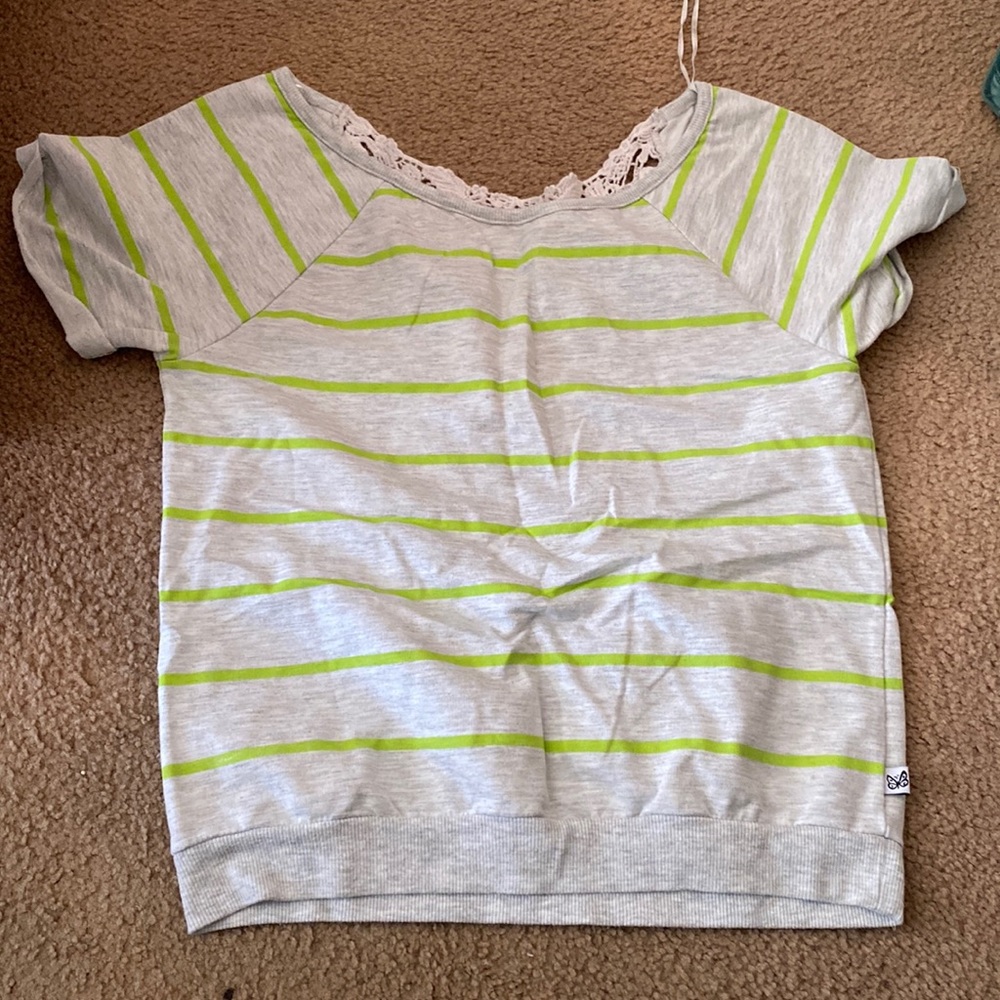 T-shirt with Lace Back